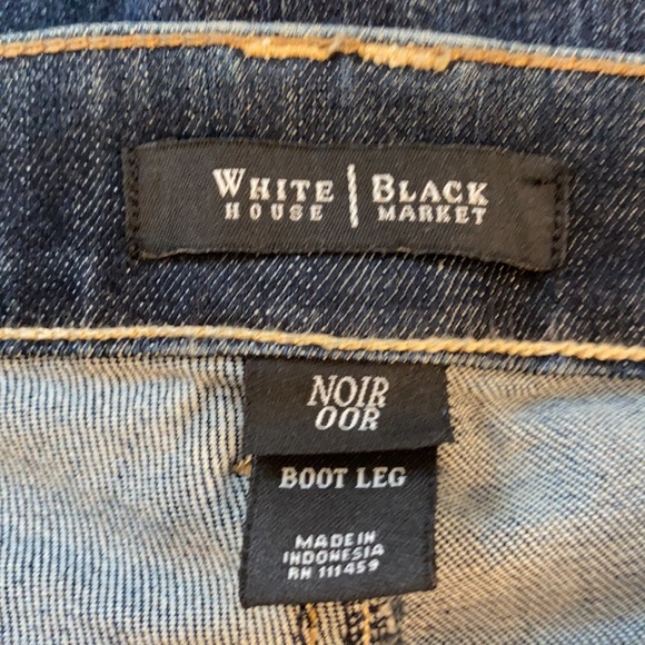 White House Black Market booted Jean - 00 - NWOT - Picture 8 of 10